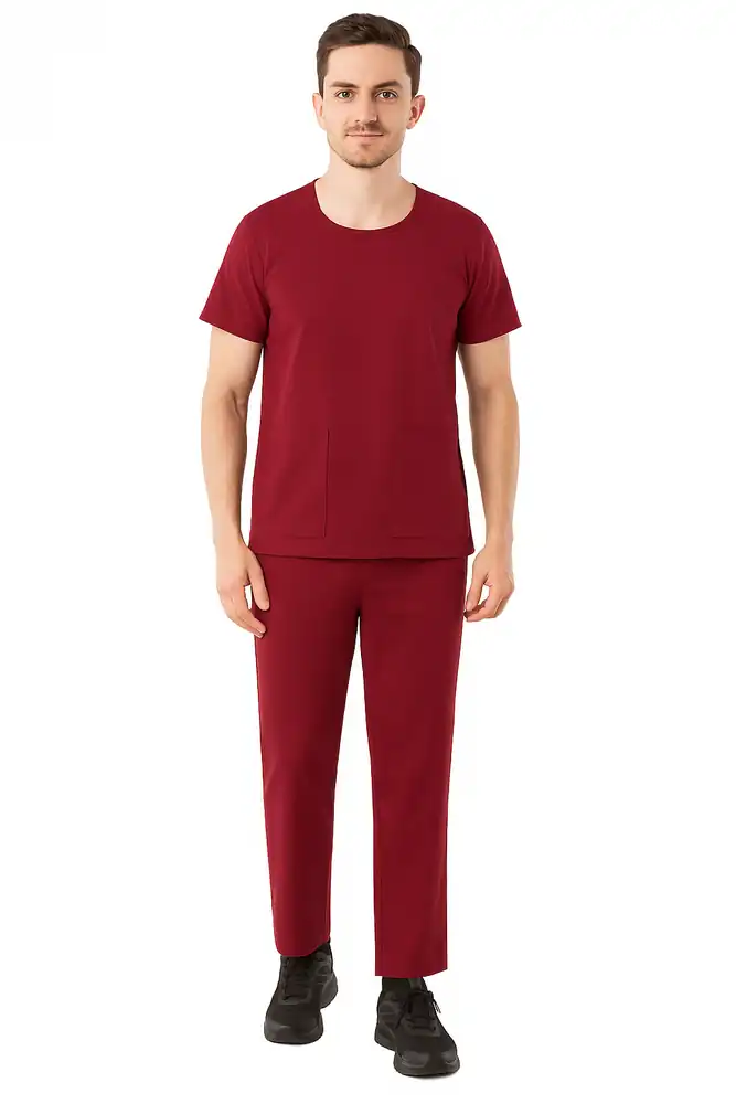 U Neck Mens Scrub